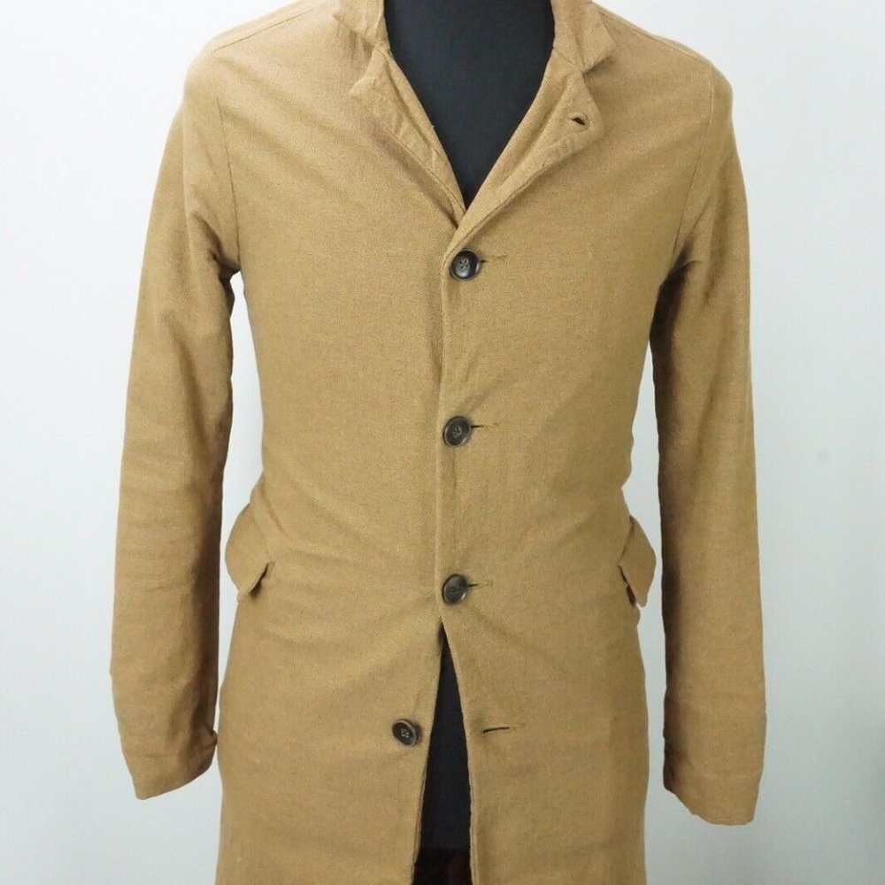 Kapital Brown Textured Linen Blend Sz 1 Made in Japan RARE
